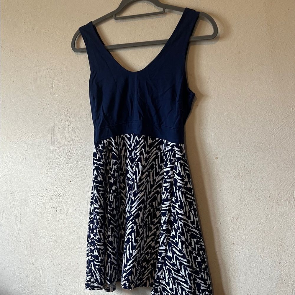 Aqua Mini Skater Dress